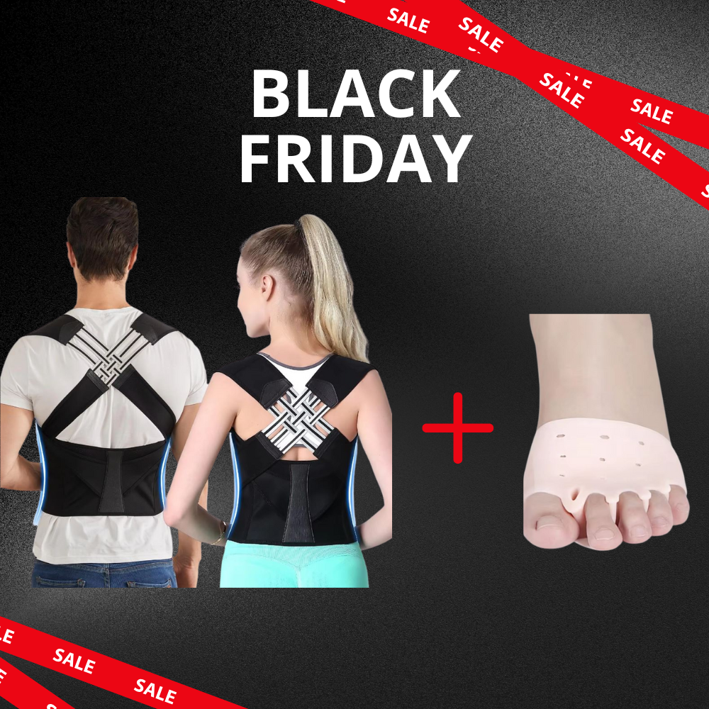 Ceinture de correction de posture + séparateur des orteils